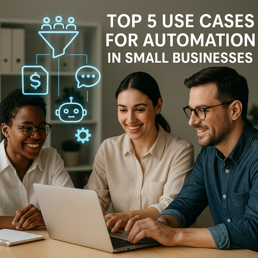 Top 5 Use Cases for Automation in Small Businesses